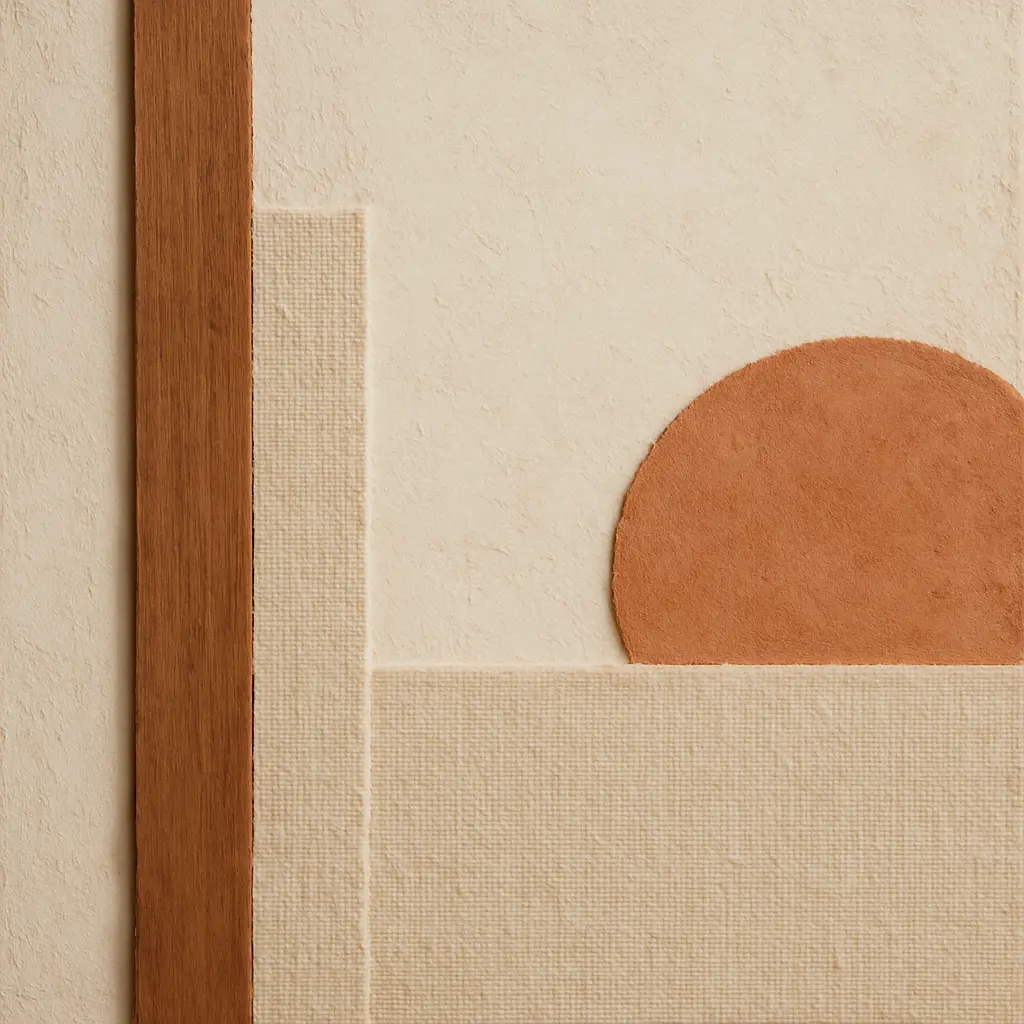 paleta de colores tierra con base hueso