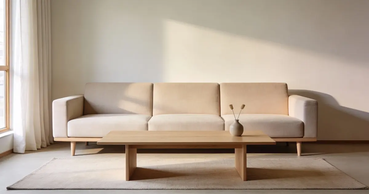 Sofá minimalista